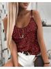 Fashionable Leopard Print Summer Vest Simple Camisole Cool Breathable Women's Clothing Small
