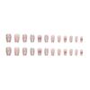 Medium Length Ballerina False Nail Square Head Press on Nails Detachable Nail Tips  Girl