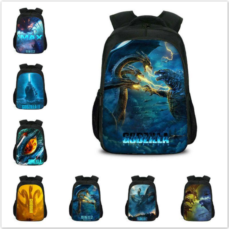 Spacious Godzilla King Of The Monsters Backpack For School Students And Kids