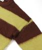 INDUST Wool Brush Stripe Knit_Brown