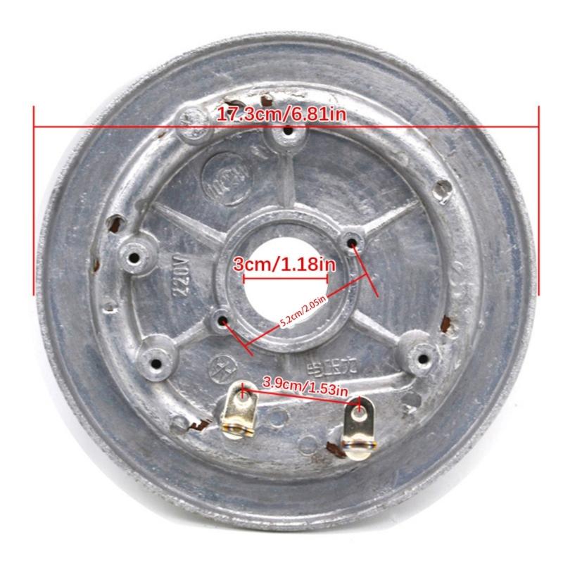 220V 1000W Electric Pressure Cooker Heating Piece Replacement Heater Heating Plate Rice Cooker Bottom Heating Unit Part