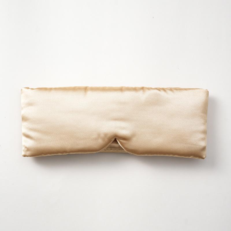 Men s and women s travel simulation silk sleep blindfold золотой