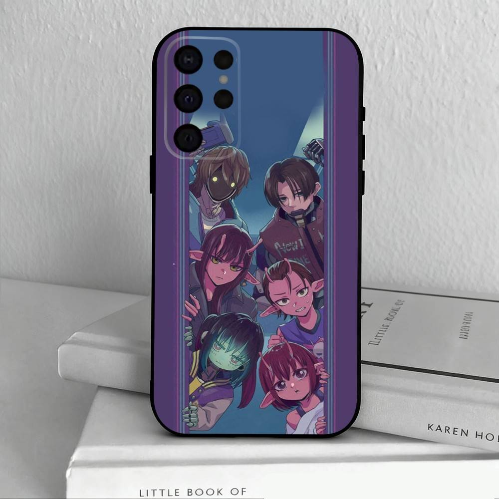 M-Milky-Y S-Subway-Y Anime Phone Case For Samsung S25,24,23,22,30,21,10,9,Ultra,Plus,Lite,FE,4,5 G Soft Black Case