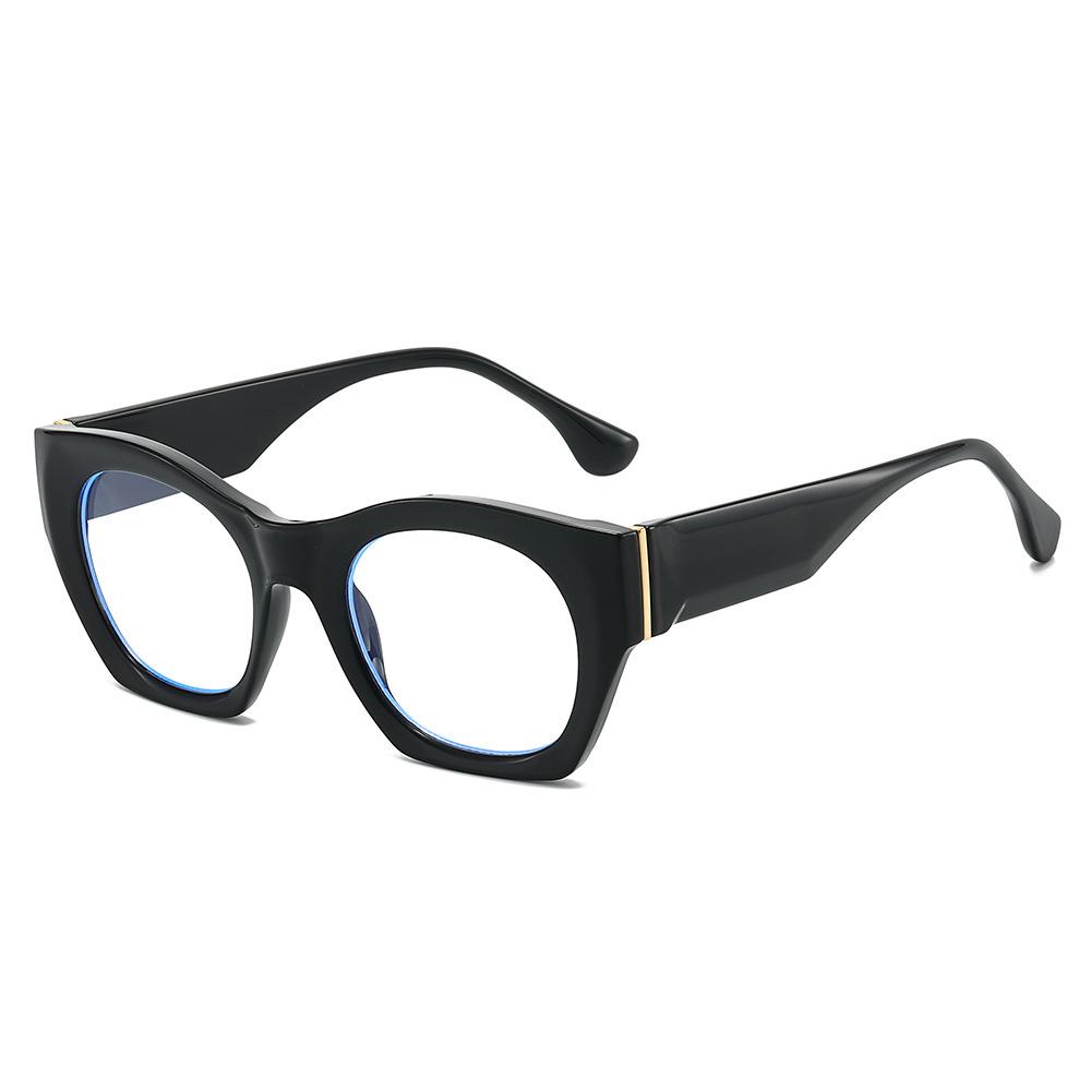 

Dopamine Purple Flat Glasses Female High Sense Spice Girl Y2K Glasses Anti-Blue Cat Eye Color Glasses Flat
