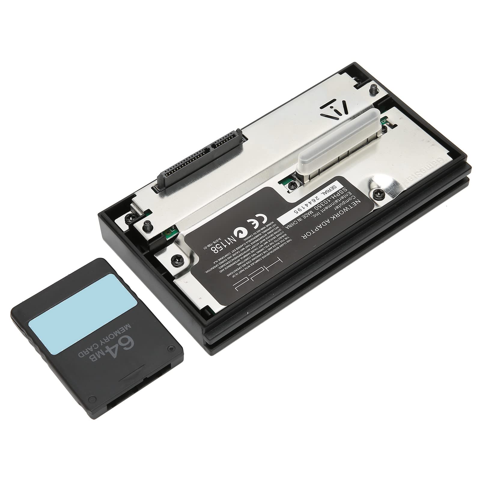 

PS 2 interface HDD adapter PS 2, interface network adapter HDD hard disk adapter set and FMCB version 1.953 memory card 64 MB free McBoot