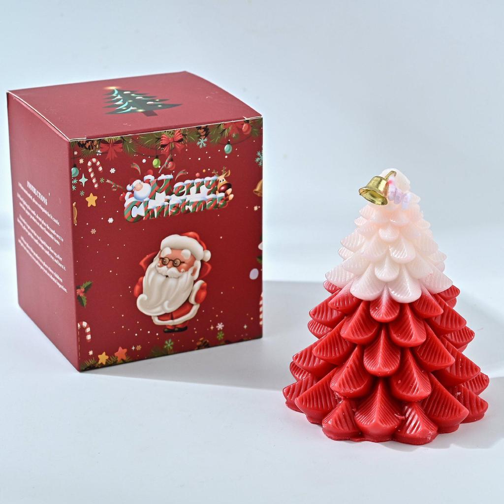 Christmas Tree Scented Candle Gift - Creative Aroma Candle for Holiday Decoration & Birthday Souvenirs