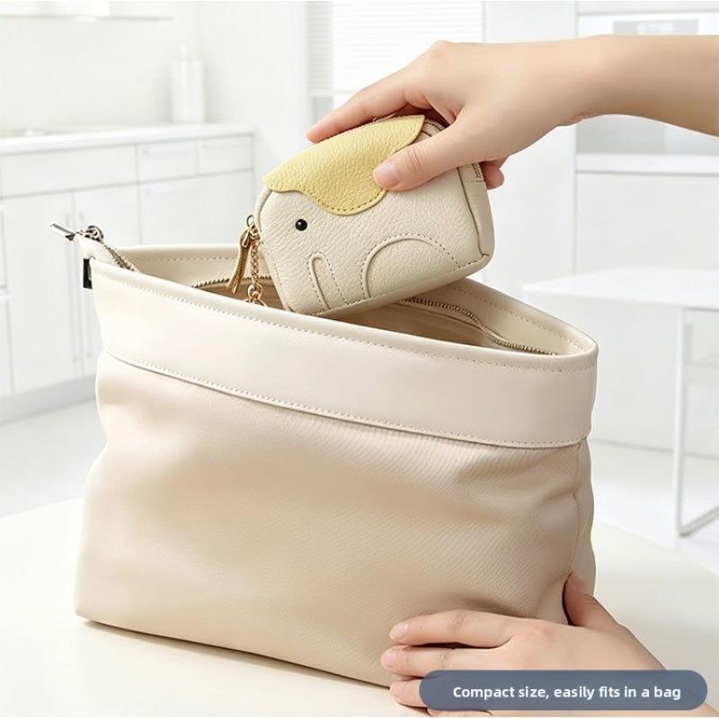 Change bag, women's baby elephant, light wallet, premium sense card bag, multi-card ID mini storage bag.