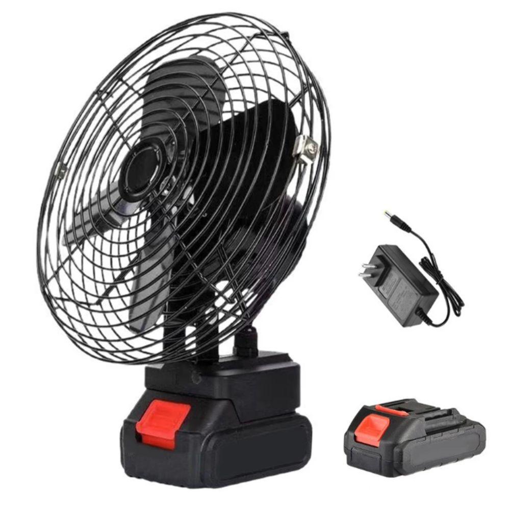 Wireless Design Rechargeable Fan Metal Construction Strong Wind Fan High Power Fan  Office Use