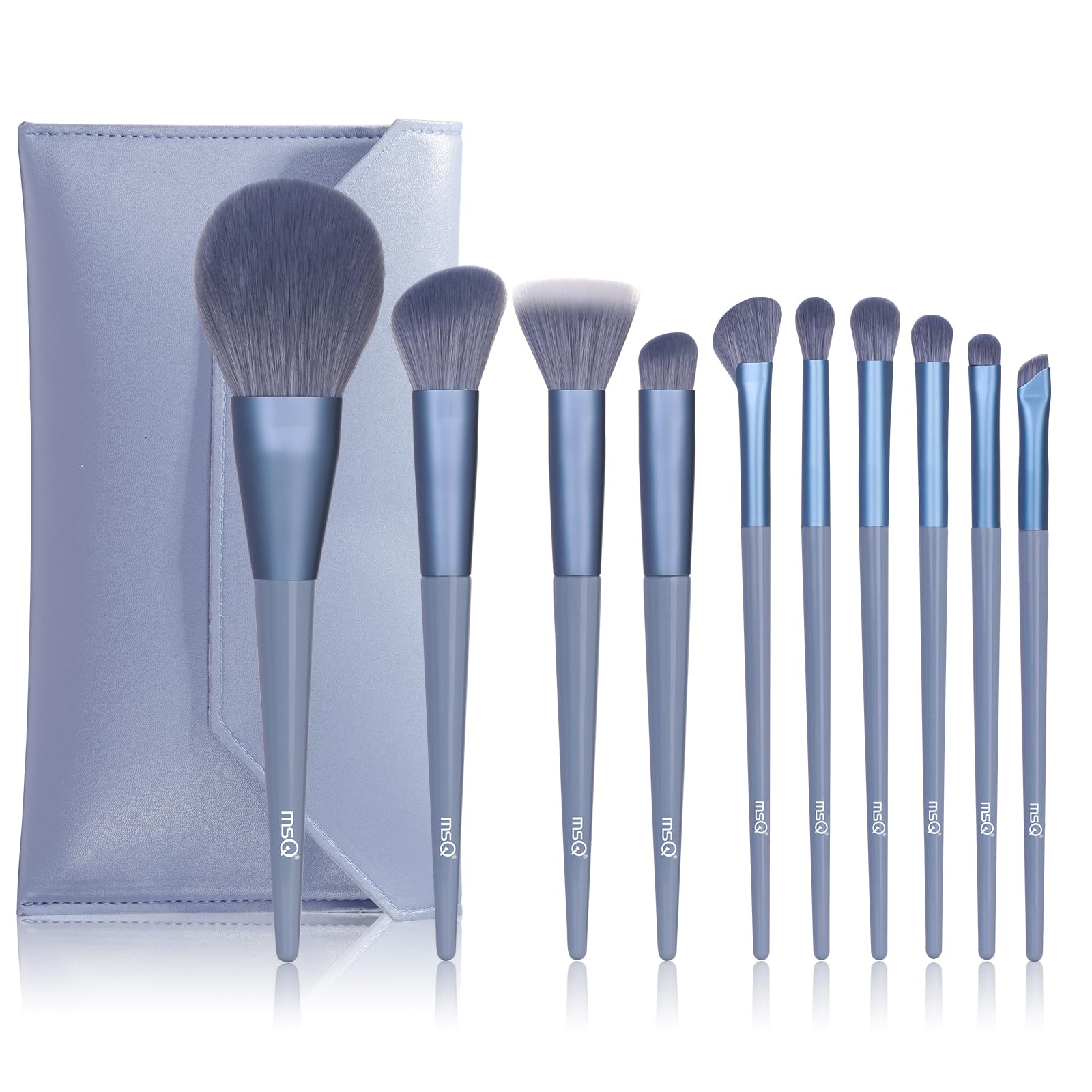

MSQ Makeup Brush Set of Professional Makeup Face Concealer Eyeshadow Blush Powder Foundation Easy to Azure 10, Brushes, Ultra-Soft, Brushes, Brush,