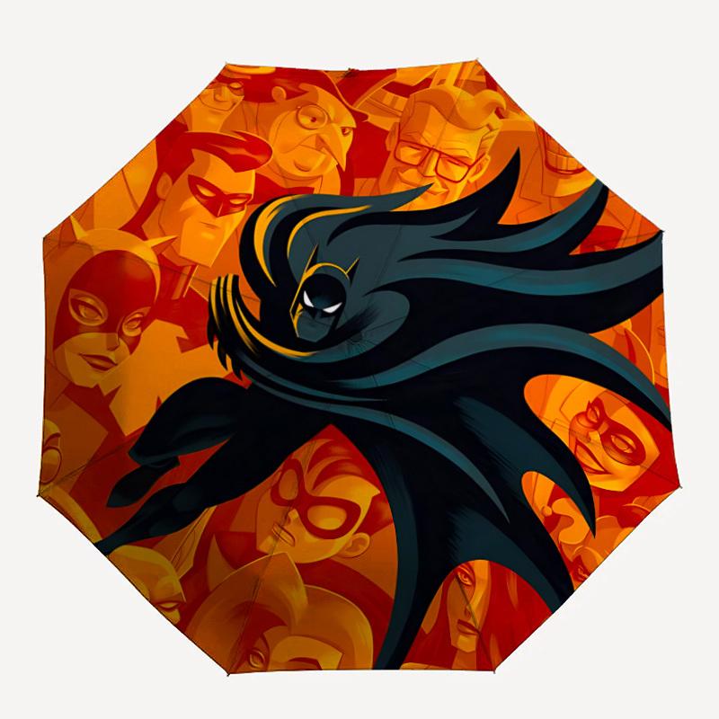 

1pc Batman Villains Automatic Folding Umbrella - Compact 8-Rib Design, Durable Plastic & Iron, Lightweight for Outdoor Daily Use21135