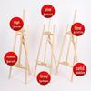 Adjustable Solid Pine Wood Easel for Art Students - Wedding Welcome Sign, Sketch & Oil Painting Display Stand.