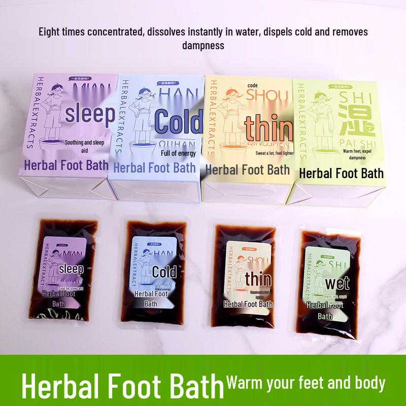 Mugwort Foot Bath Soak: Cold-Damp Remedy Concentrate