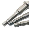 Drill 1socket Adapter Bits Set Hex Shank 14" 38" 12" 3pcs Impact Driver Tools