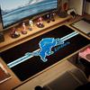 Detroit Lions Logo Color Mouse Pad Large Gaming Table Cushion Non-slip Laptop Tablet Big Mousepad XXL Mat Mini PC Playmat With Lock Edge