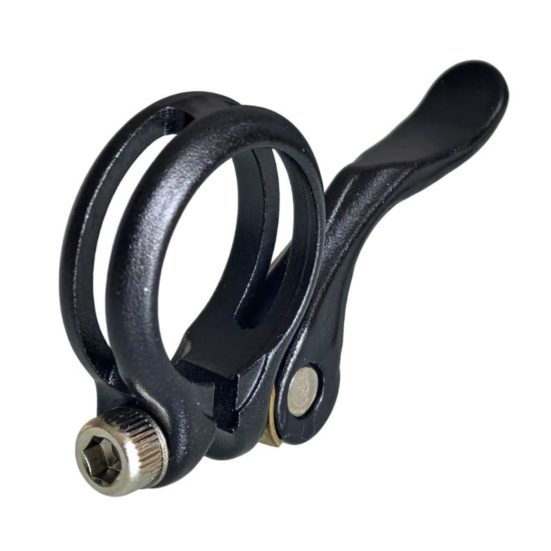 Quick Release Bicycles Seatpost Clamp Aluminum Alloy 34.9mm Seat Tube Clamp Road Bike Seat Tube Clip Easy to Install