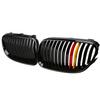 Front Bumper Hood Grills Glossy Black Single Slat Racing Grill Car Accessory For BMW 3-Series E92 E93 Coupe Cabrio 2010-2013 Facelift