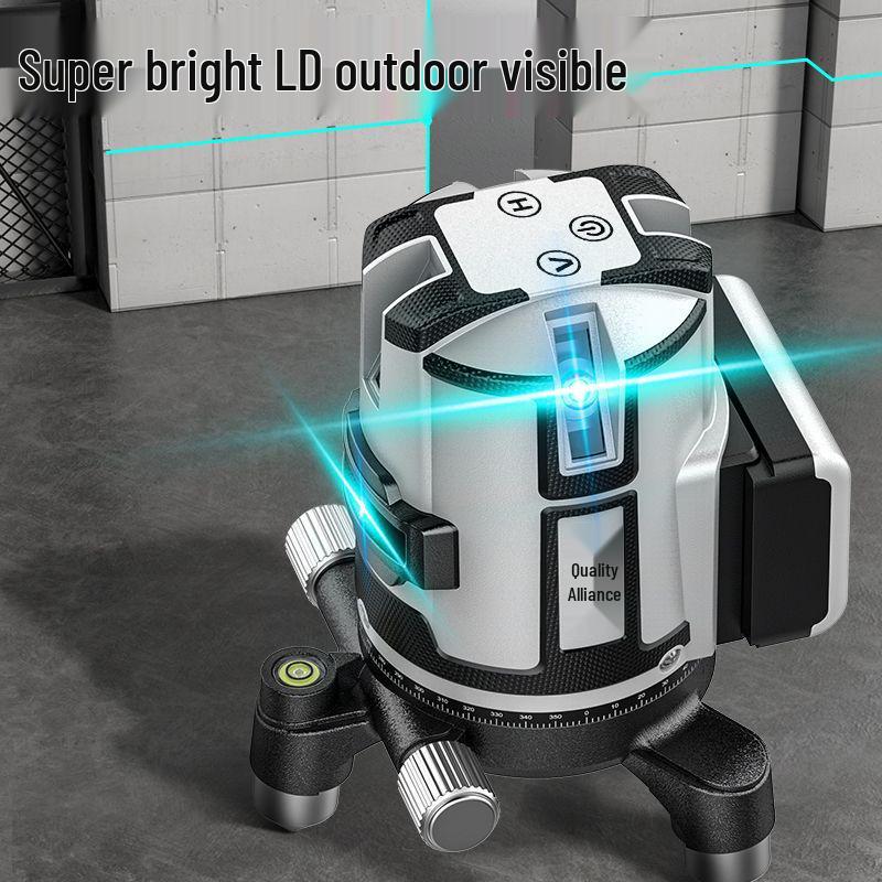 High-Precision Outdoor Laser Level: Automatic Infrared & Blue Light Leveler