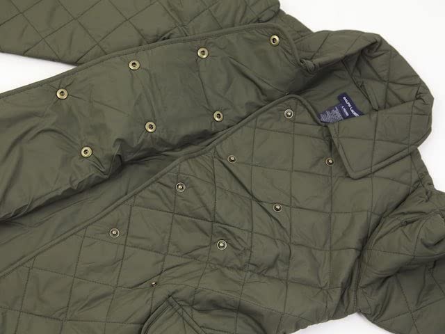 POLO RALPH LAUREN Double Quilted Size Norton Green Girls' Jacket, M, 0101502, [Used]