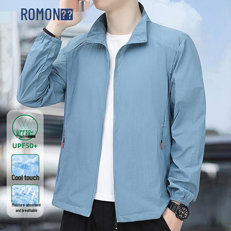 ROMON Men s Ice Silk Outdoor UV Protection Jacket M