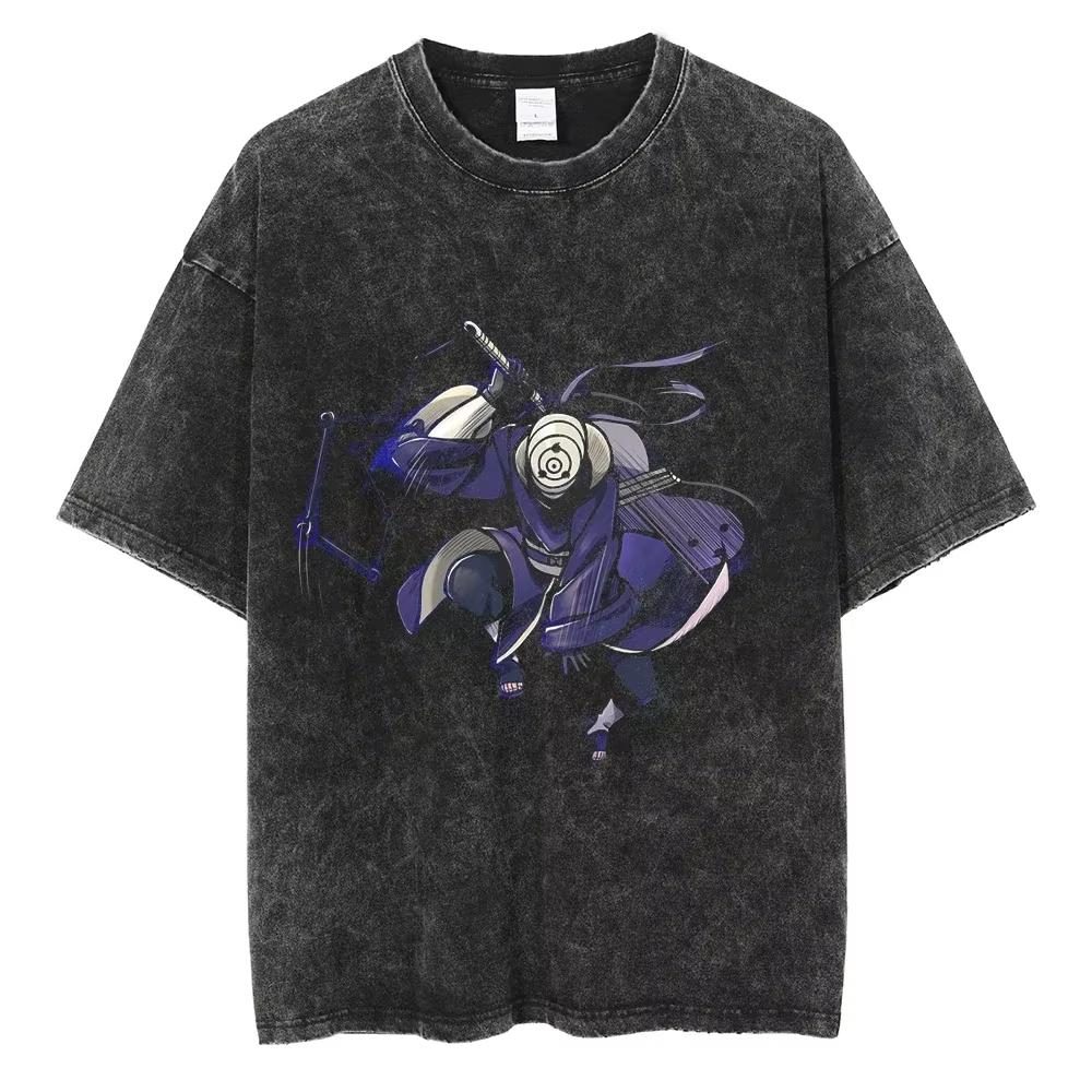 New Hip Hop Vintage Tshirt Men Streetwear Harajuku Japanese Anime Print Tshirt Summer Fashion Short Sleeve Cotton T Shirt