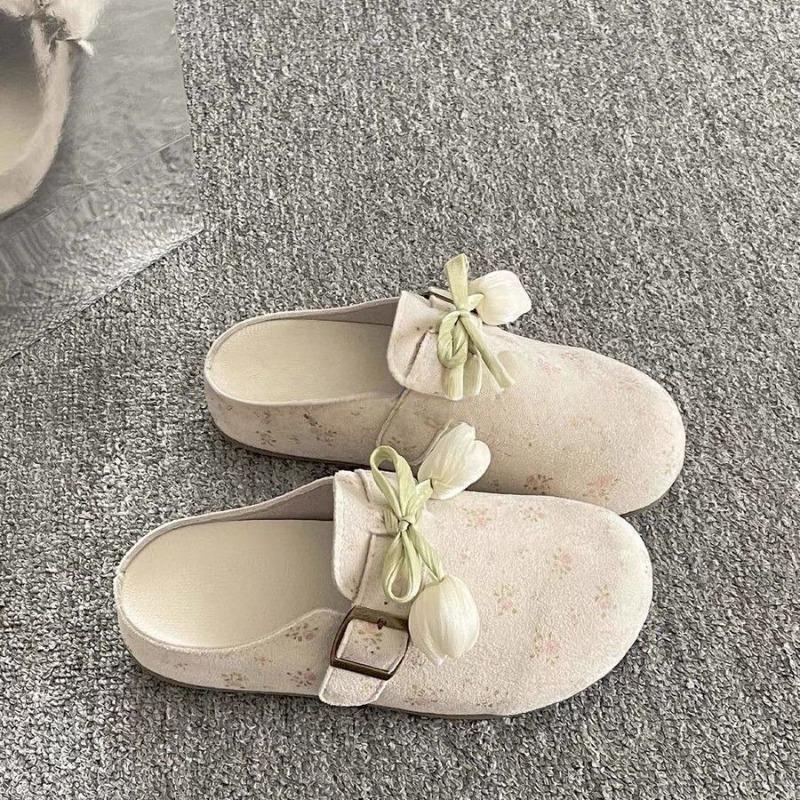 Wasteland women's new summer with skirt bag head half slippers women's casual shoes