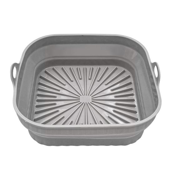 

Сковорода для выпечки фритюрницы, пищевая, широко используемая, маслостойкая, складная, с двумя ушками