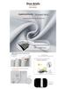 Retro Map Blackout Silk Curtain Divider for Bedroom