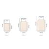 Portable Empty Plastic Nail Polish Remover Alcohol Liquid Containers Press Pumping Dispenser