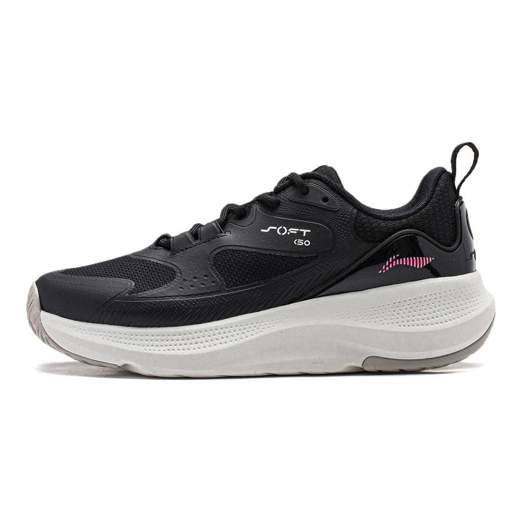 Li Ning SOFT ELEMENT Casual Shoes Women's Low top Black AGLU012-3