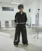 Seulliggeullou Logo Wide Dart Cargo Pants [Leopard]