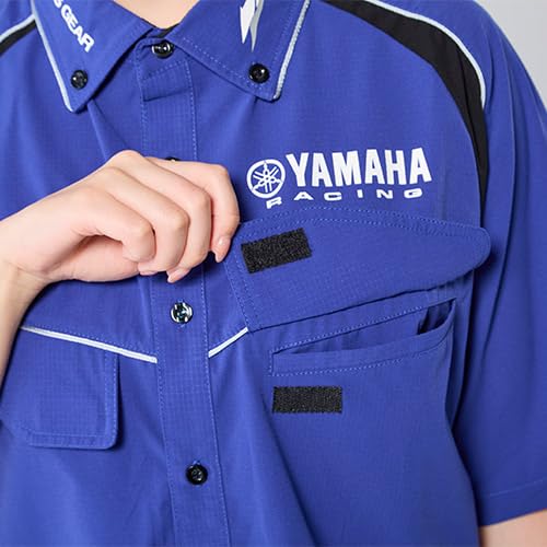 Yamaha Motor (Yamaha) YAMAHA RACING Factory Pit Shirt YR3001 Blue 3L Size 90792-Y1743