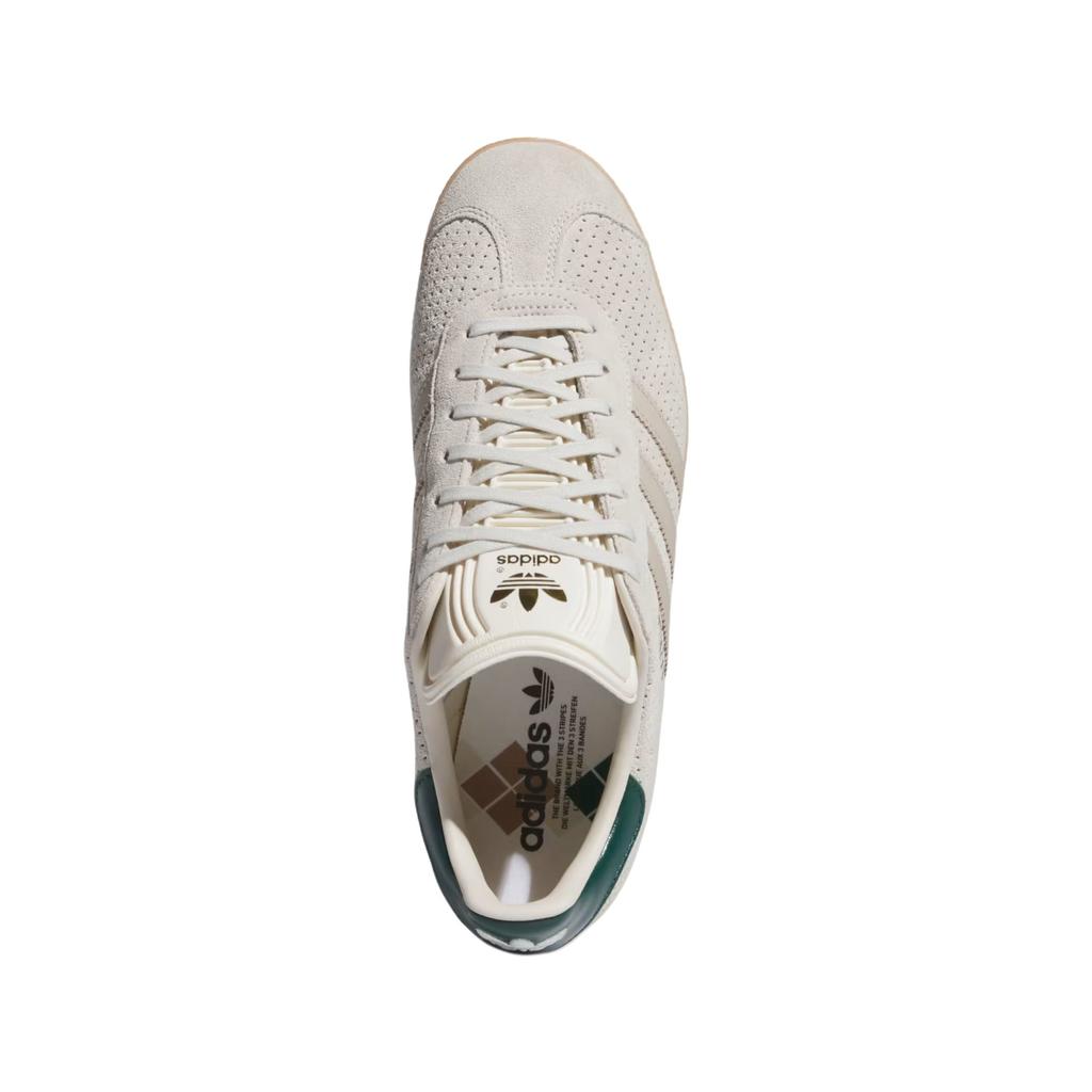 Adidas Gazelle Aluminium Collegiate Green Herren Sneaker Grau Wonder-Beige IF7155