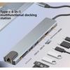 4 In 1 Type C Docking Station USB Hub Expander for Laptop Multi Function Adapter with HDMI USB Ports