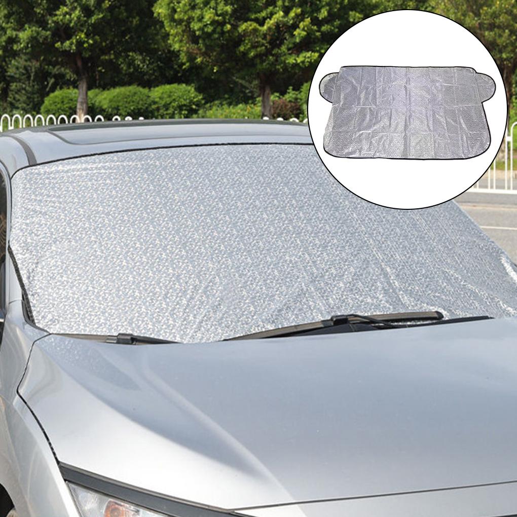 Front Car Snow Cover Windshield Outdoor Anti Ice Windscreen Automobiles Protection Summer Sunshade Protector Three