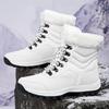 Fashion New Thick-Soled Snow Boots For Men Women Couples Outdoor Casual Shoes Plus Velvet Thickened Snow Boots For Elderly Cotton Boots