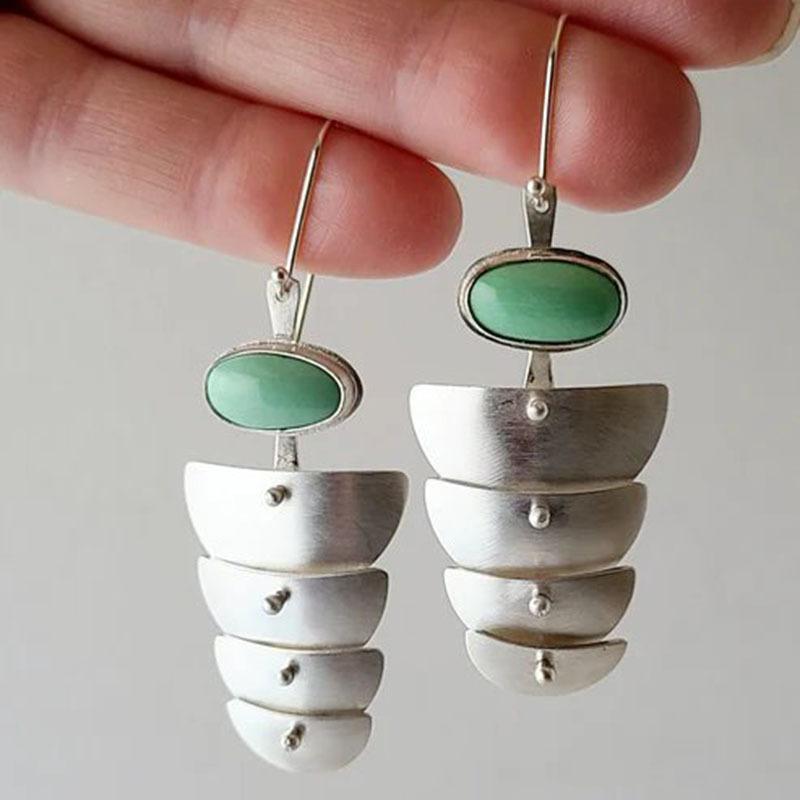 

Модные висячие серьги для женских украшений синий