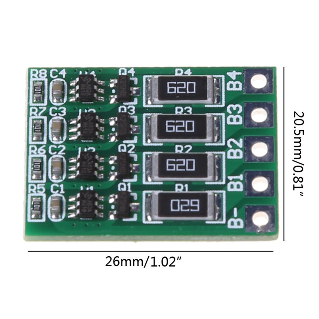 4S 3.2V Balance Li-ion Lifepo4 Lithium Battery Active Equalizer Balancer Inductive Energy Transfer Board BMS