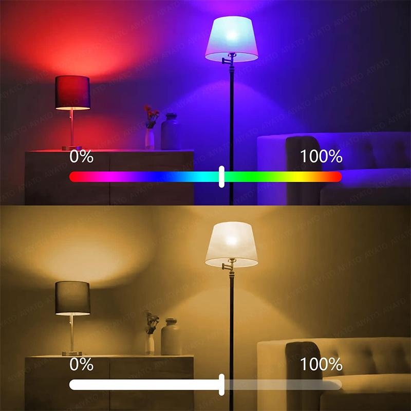 Цоколь B22 Великобритания TUYA Wi-Fi Смарт-лампа Bluetooth лампы Светодиодная — фото 6