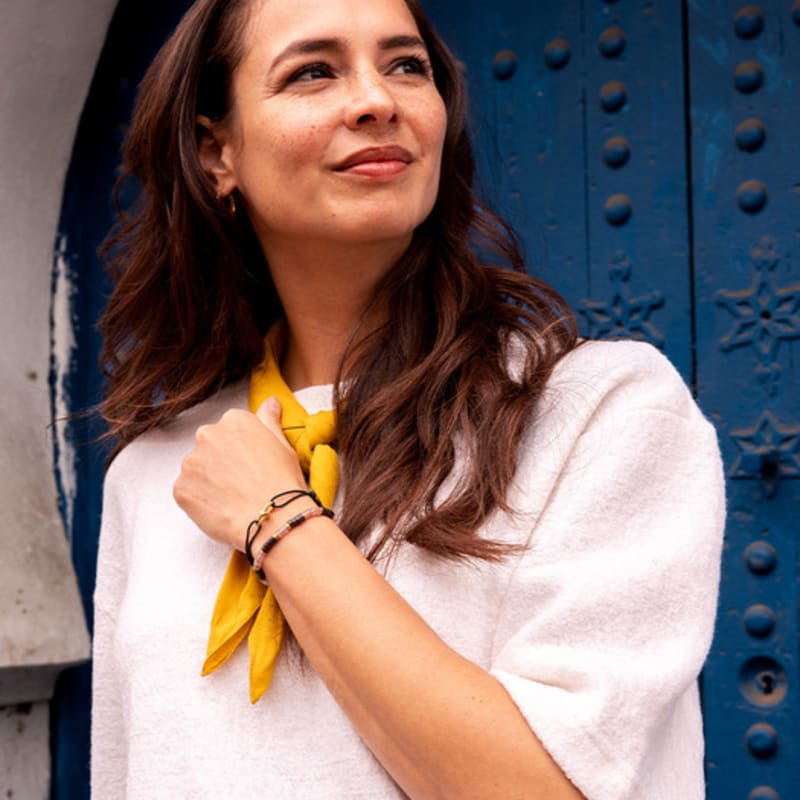 PIG & HEN (Women's) Mia Bracelet - Ivory X Gold