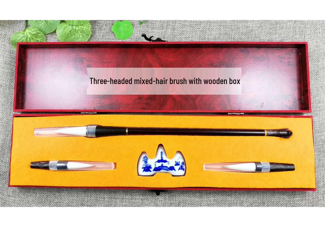 Detachable Brush Set: Wolf, Sheep, Mixed Hair - 8 Brush Heads - Beginner s Gift Box