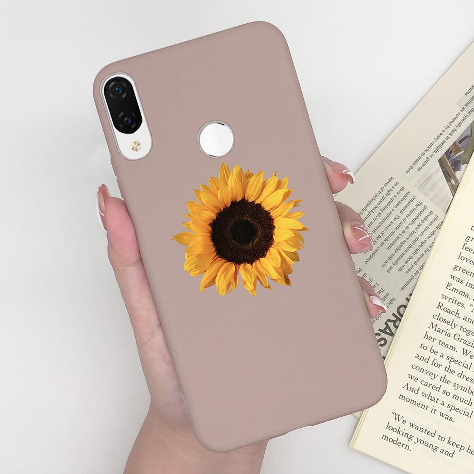 For Huawei Nova 3i Nova4 Case Shockproof Matte Cute Cartoon Soft Silicone Phone Back Cover For Huawei P Smart Plus Nova 3i Coque