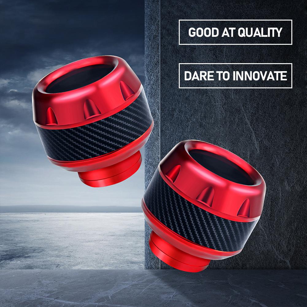 Universal 2Pcs Aluminum Alloy Motorcycles Falling Protector Explosion-proof Frame Slider Front Fork Cups Sliders Falling Crash
