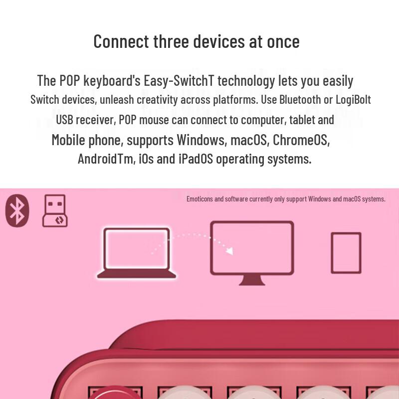 Logitech POP Keys Wireless Mechanical Keyboard