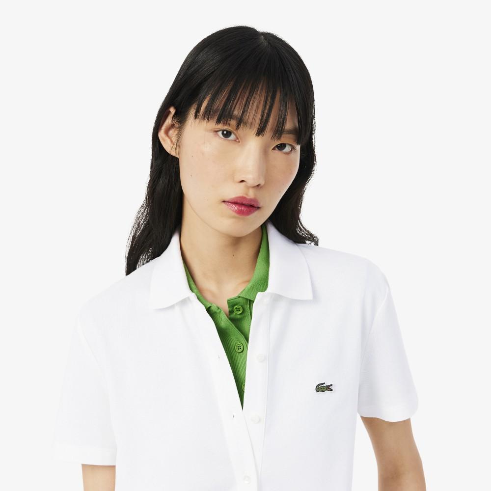 [Lacoste] Women's Mini Pique Short Sleeve Jumpsuit EF1823-56G001