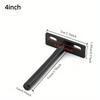 2PCS 3/4/5inch Floating Wall Shelf Support Brackets for Heavy Duty Bracket Folding Shelf Support Bracket Hidden