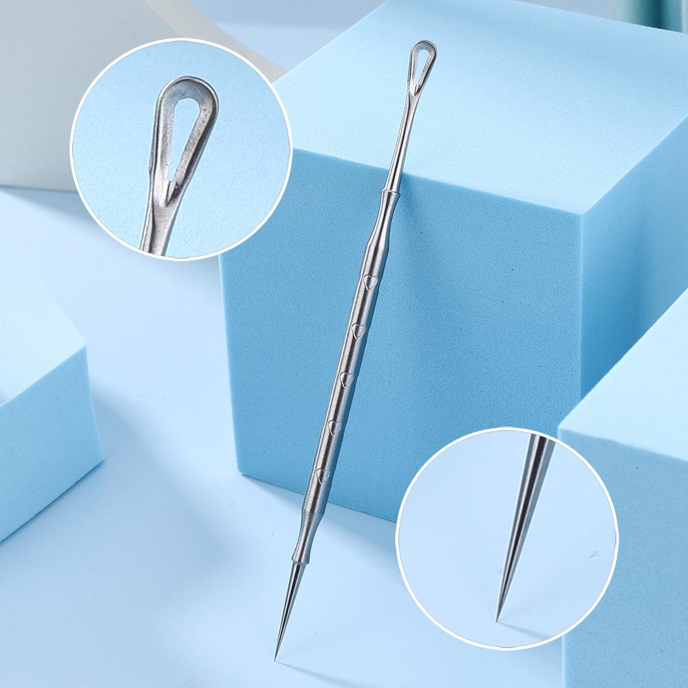 Acne Needle Blackhead Remover Pimple Popper Tool Cleaning Facial Closed Comedones Tool Acne Treatment Pore Cleanser Needle Tool