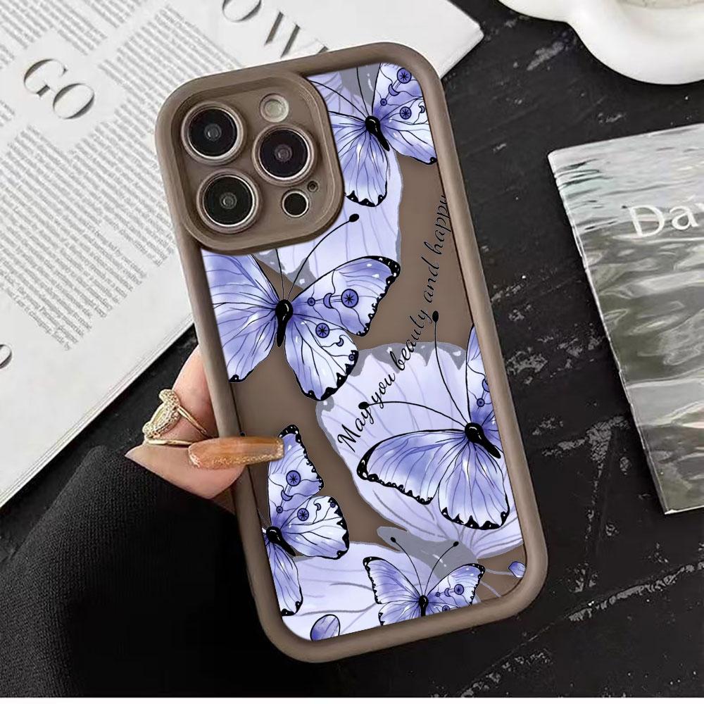 Beautiful Butterfly Phone Case For VIVO V60 V21 V23E V25 V27 V27E V29 V29E V30 V30E V40 V50 X80 X90 X100 X200 Shell Case Cover