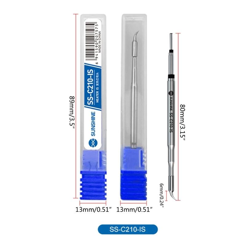 Lead-free C210 Soldering Tip, for JBC C210 T210 T26 T26D S21 Welding Tip- Fast Heating C210-I/IS/K Head-for SMD Welding