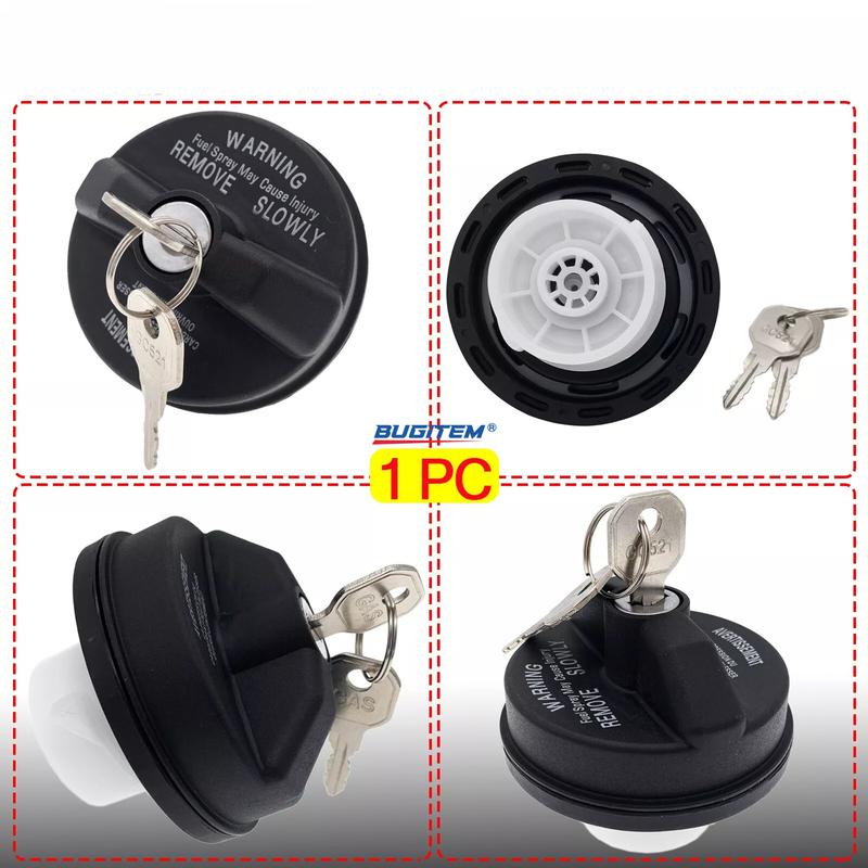Bouchon de réservoir de carburant verrouillable avec clés OE 05278655AB 52100419AB Pour Jeep Wrangler Cherokee Grand Cherokee Dodge Challenger Ram