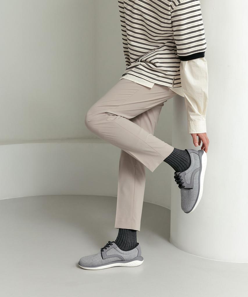 Ksns Urban Trek Wool Rib, Grey - Barefoot Shoes [Men'S]